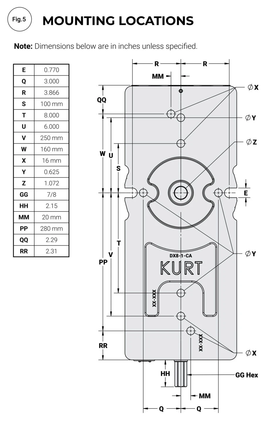 Kurt DX8 CrossOver Vise – DX8 - H&W