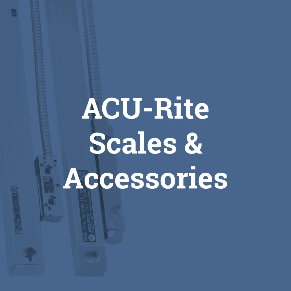 Precision ACU-Rite linear scales for DRO systems