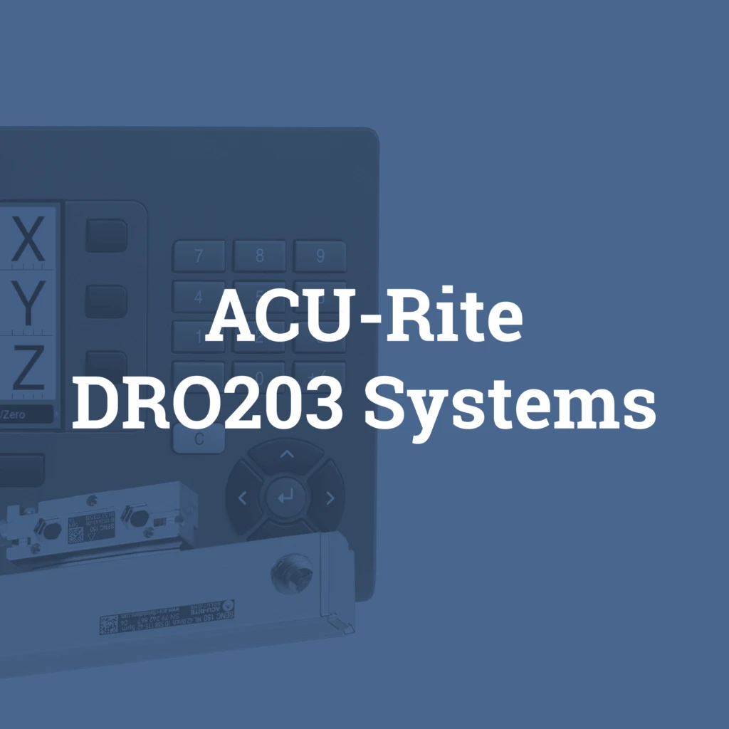 ACU-Rite DRO203 display panel with three axis support