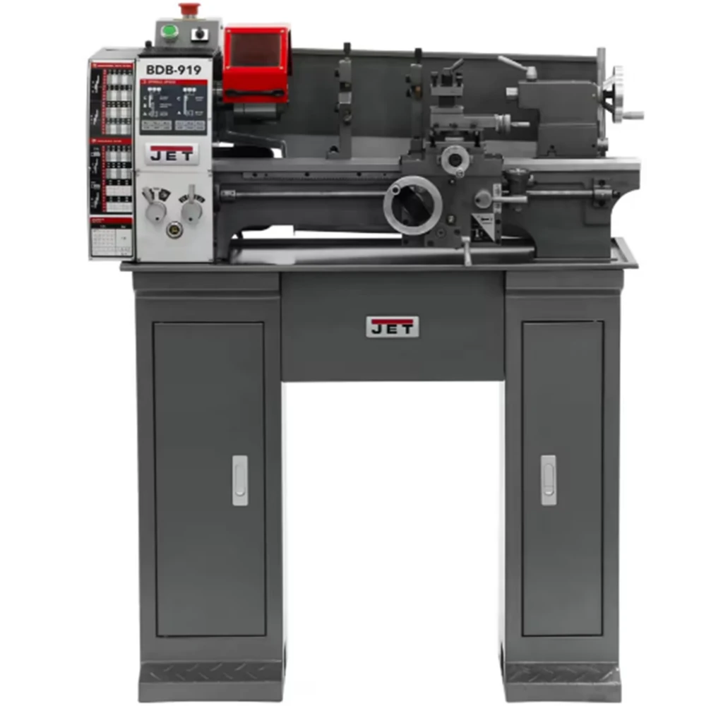 JET BDB-919 belt drive bench lathe with stand for metalworking and precision turning
