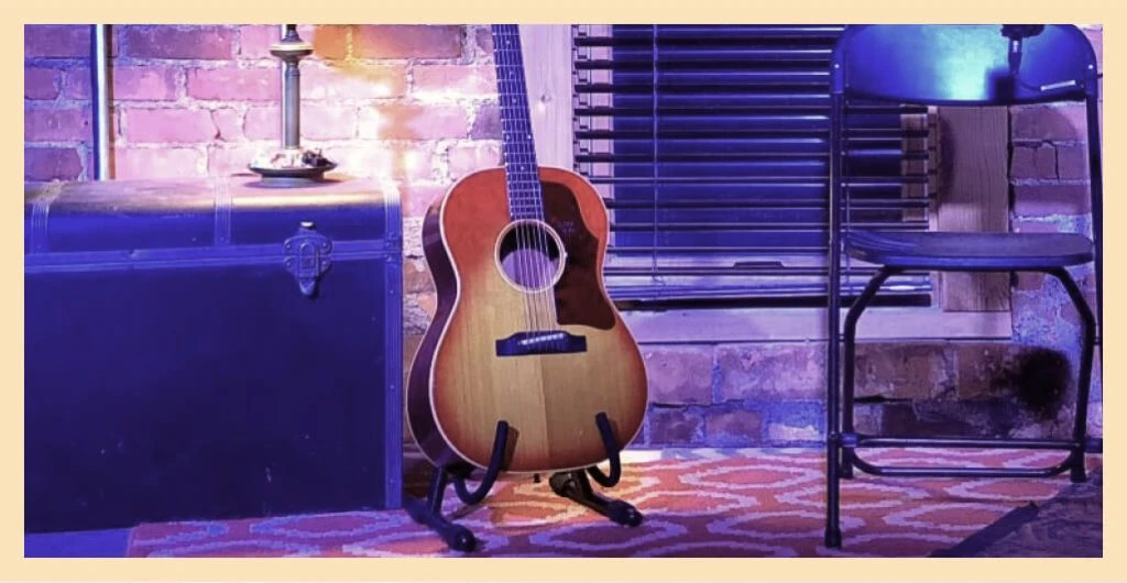 Acoustic guitar - the One Lucky Guitar