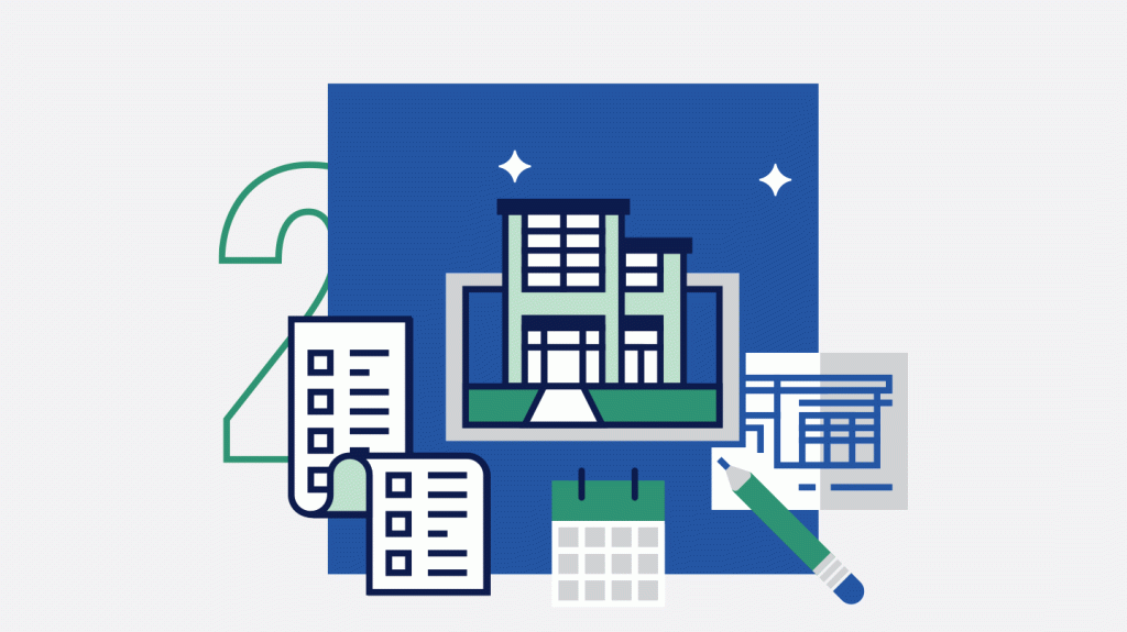 illustration of building