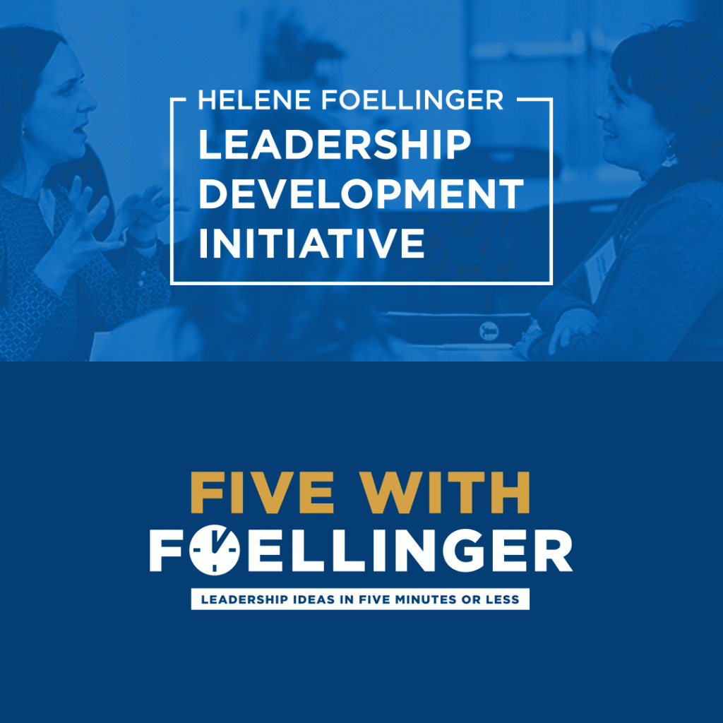 Foellinger Foundation Leadership lockup