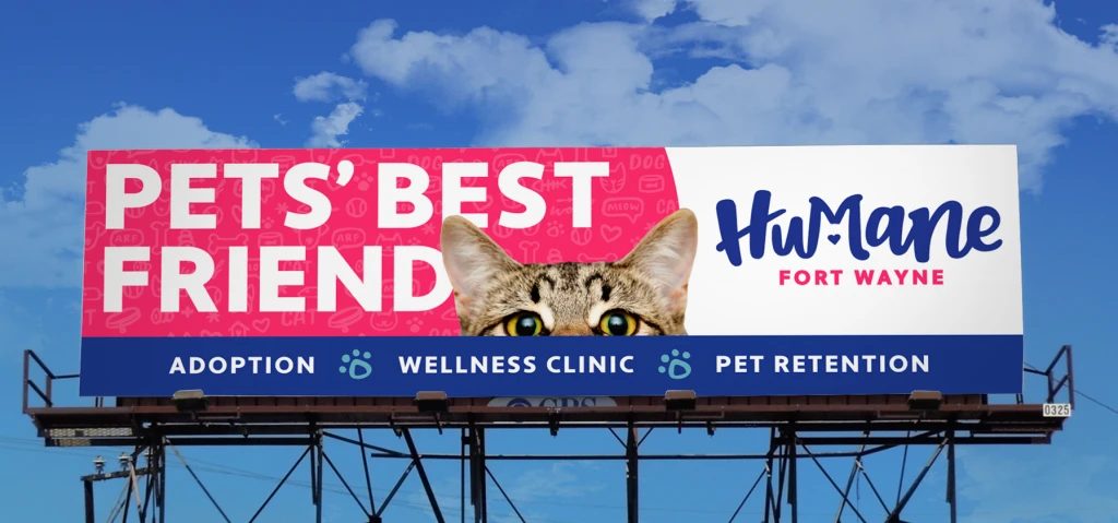 Humane Fort Wayne billboard