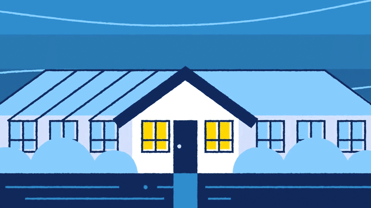 illustration of Hope's Harbor house