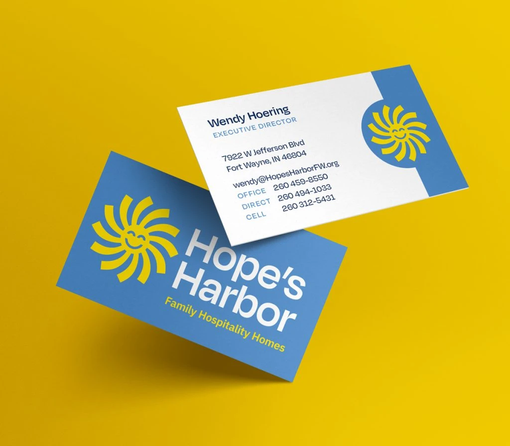 Hope's Harbor business cards