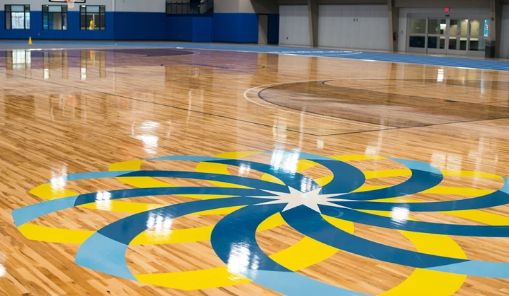 Turnstone facility basketball court