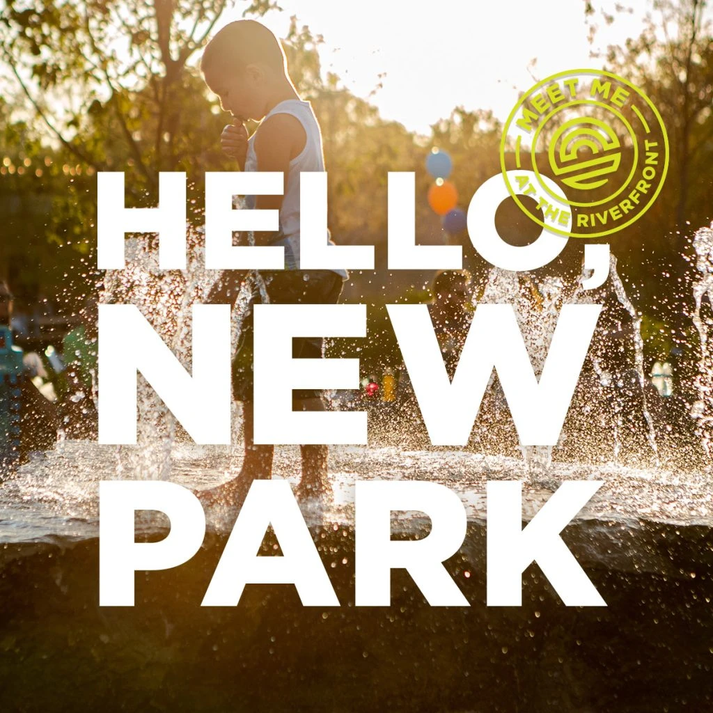 image of park with text Hello, New Park
