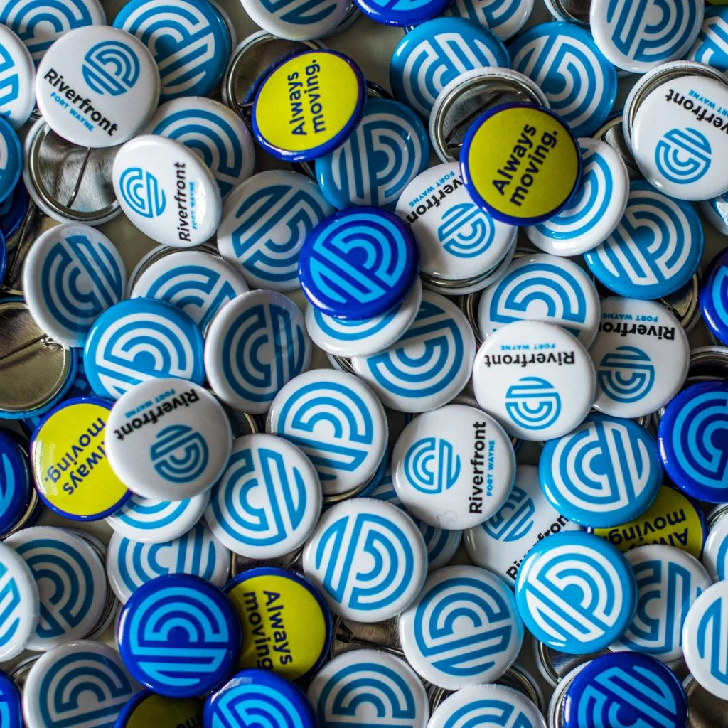 Riverfront Fort Wayne pins