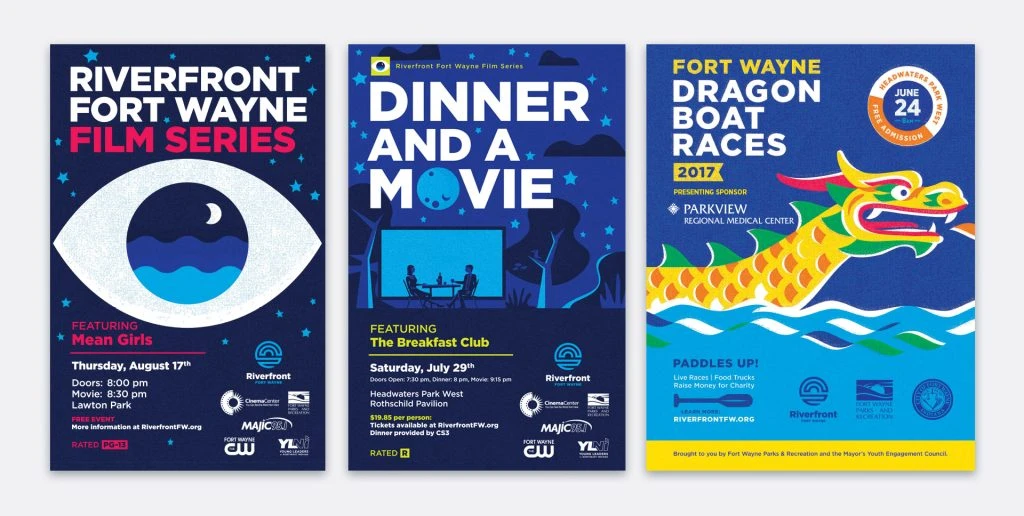 Riverfront Fort Wayne posters