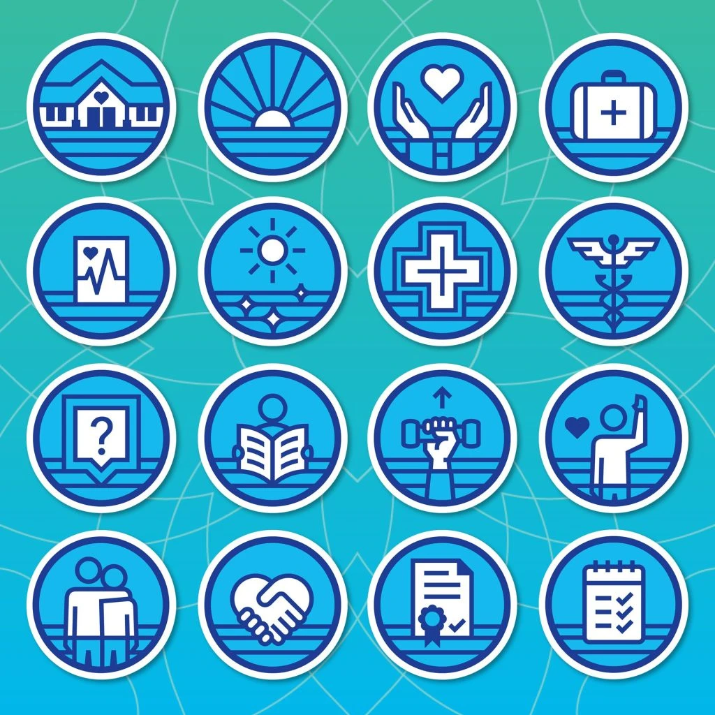 Stillwater Hospice graphic icons