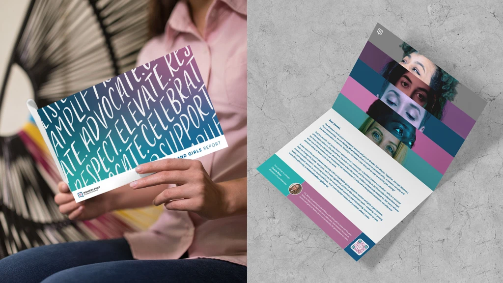 Women's Fund brochure examples