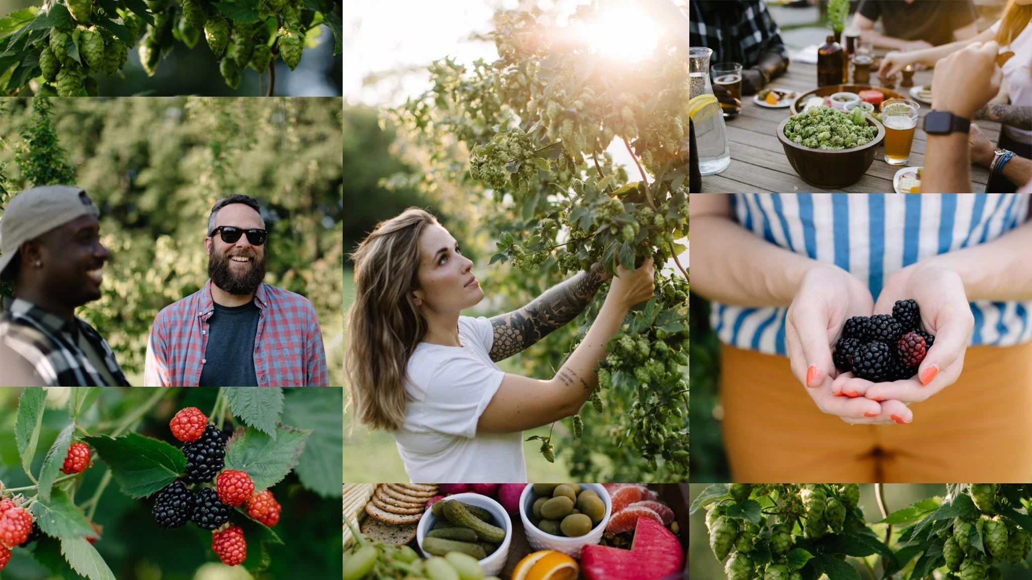 images of people working on a farm