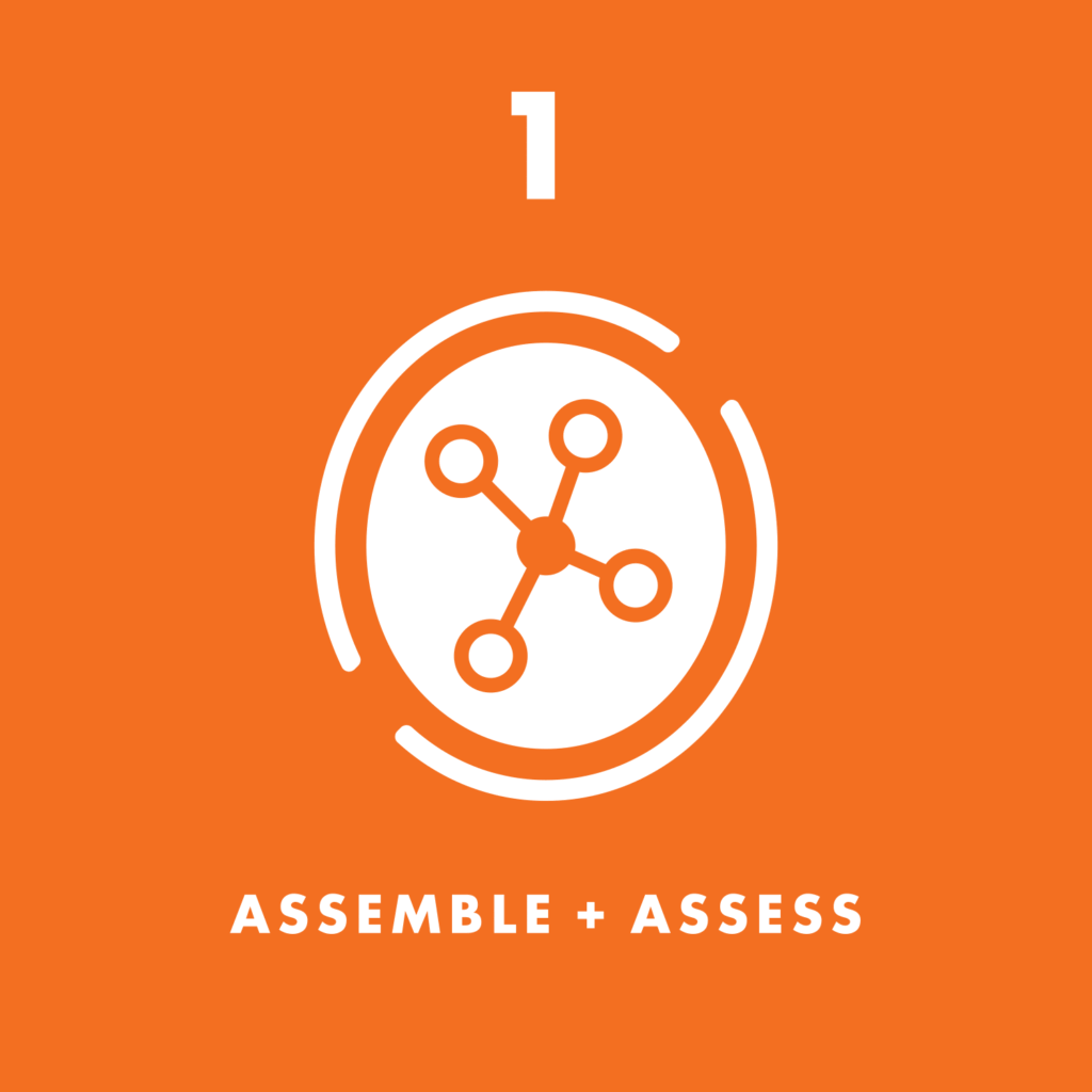 design collaborative process icons