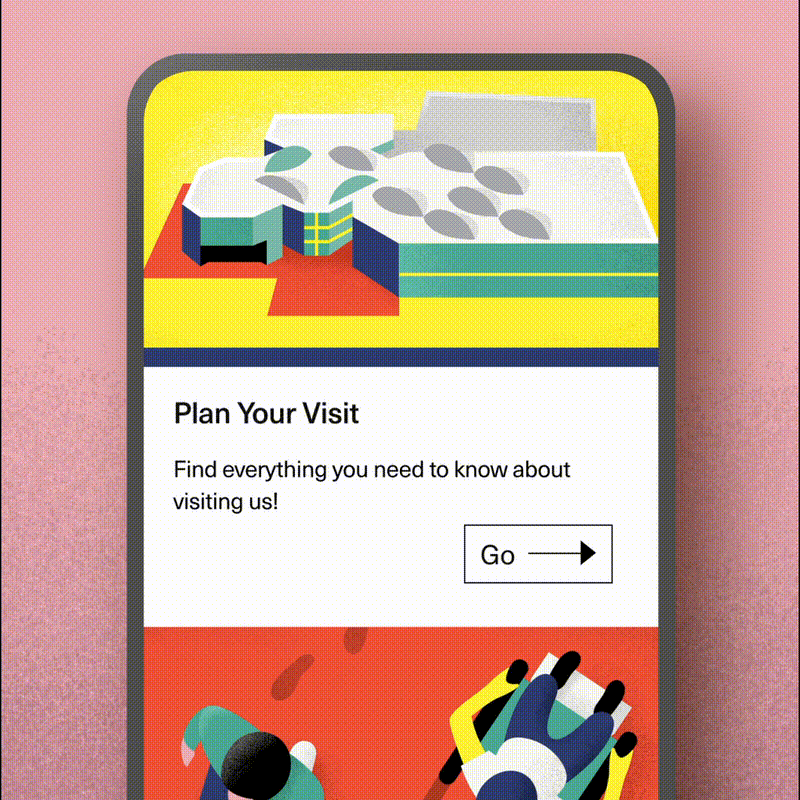 Fort Wayne Museum of Art website mobile mockup