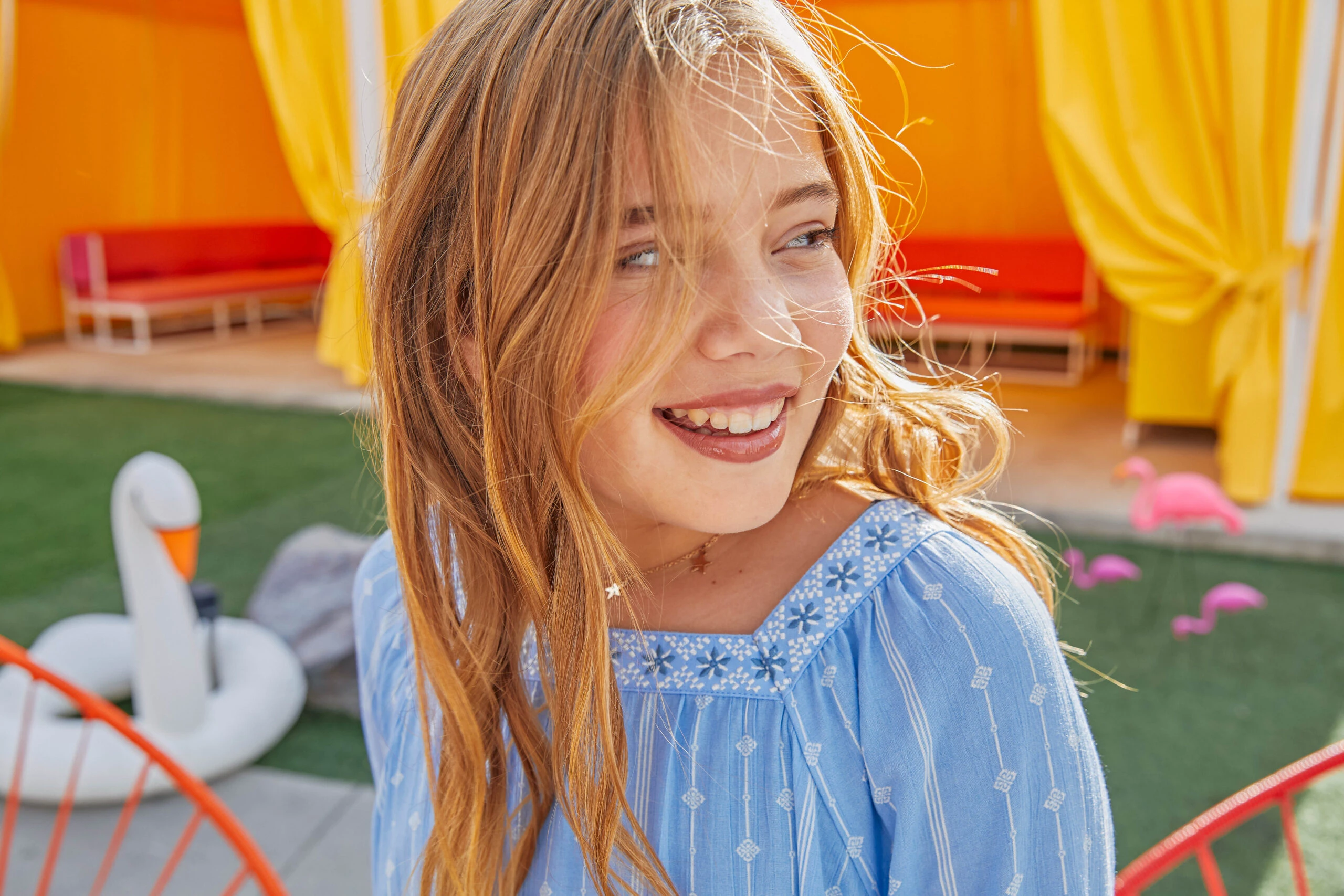 girl wearing Matilda Jane Clothing