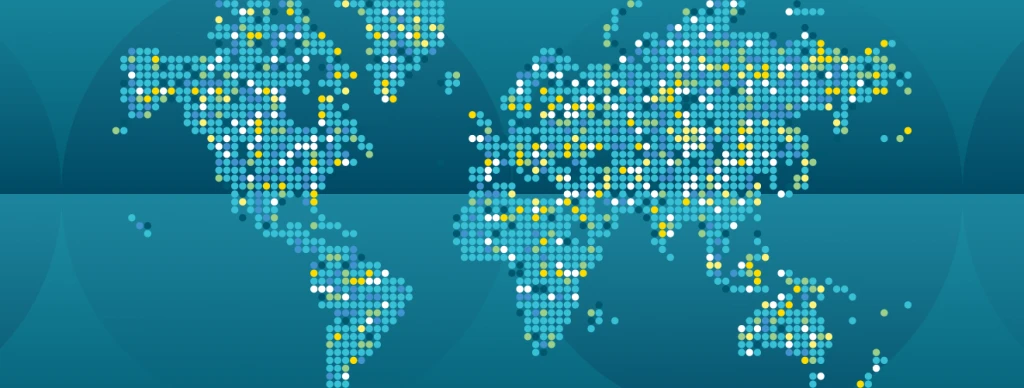 illustration of world map