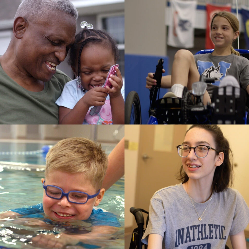 Collage of Turnstone Center clients