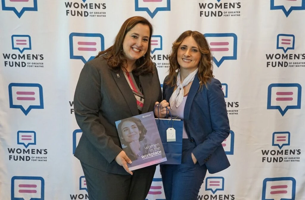 Women's Fund Chair Cassie Beer at Women's Fund event