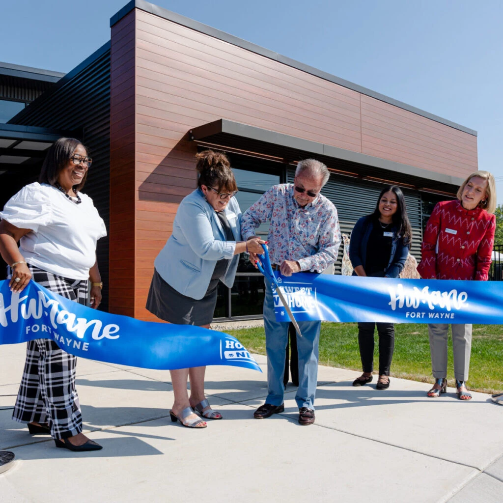 Humane Fort Wayne ribbon cutting ceremony
