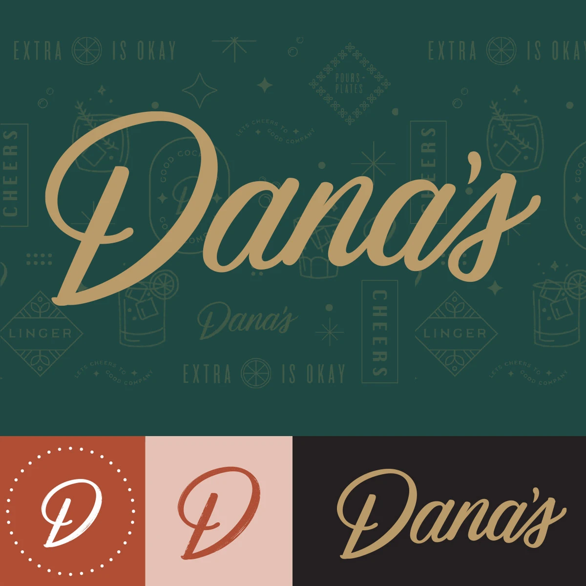 Dana's logo and branding