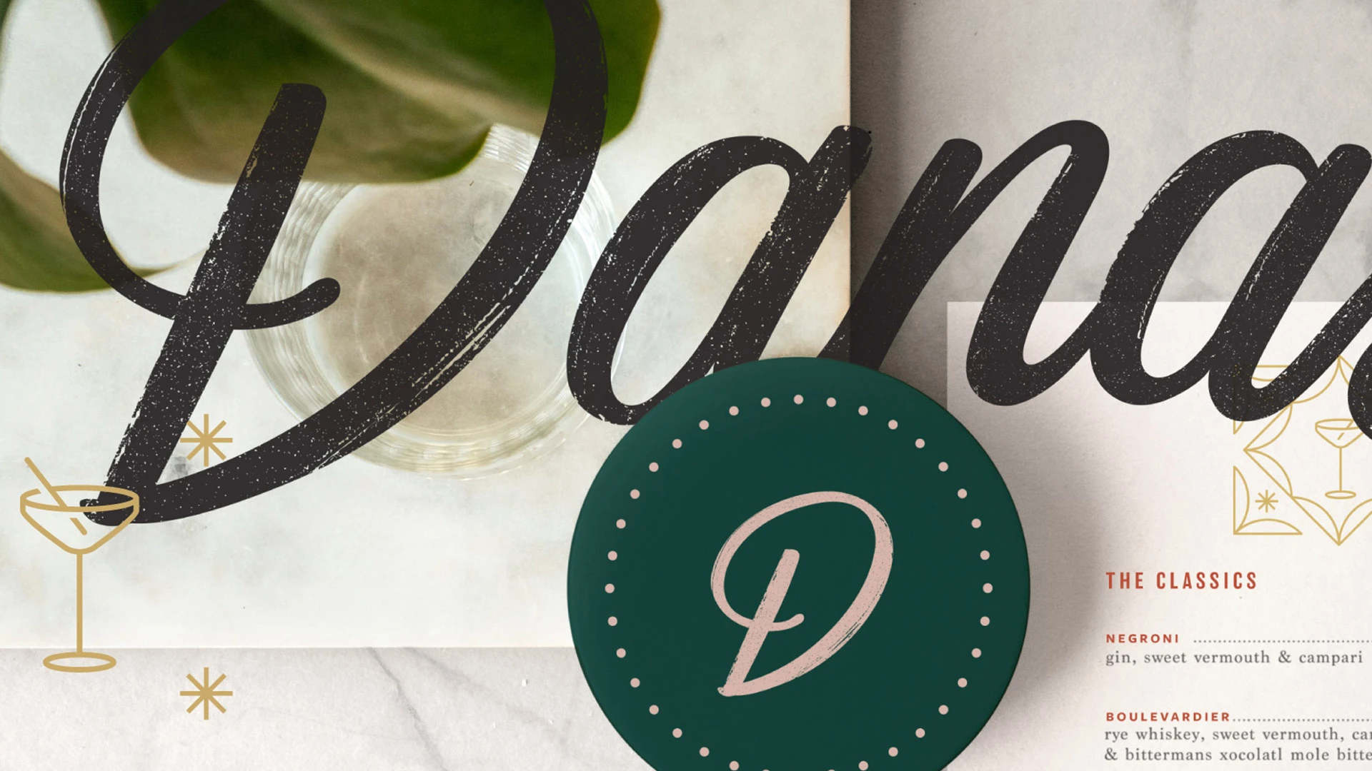 Dana's logo and branding