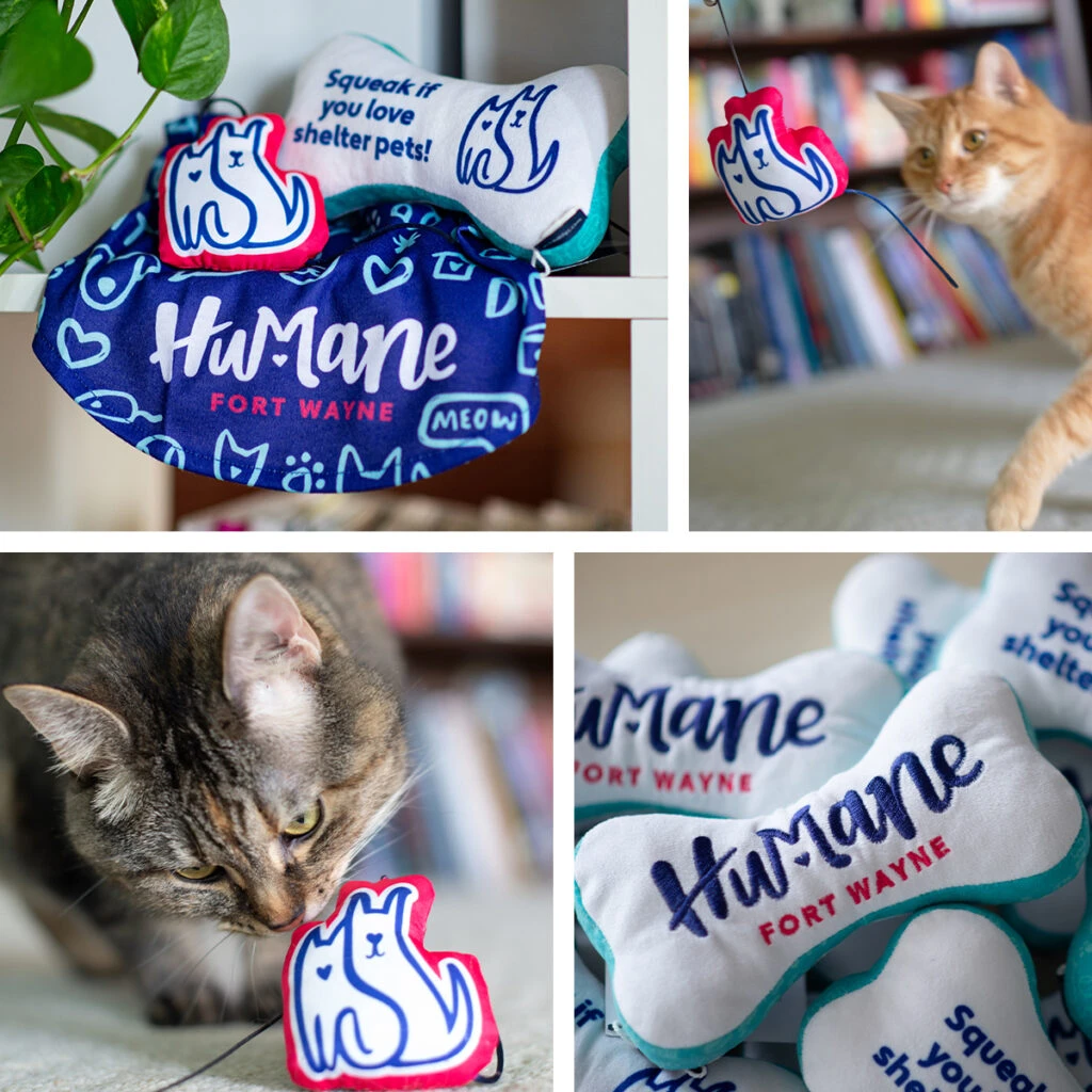 Humane Fort Wayne branded merchandise