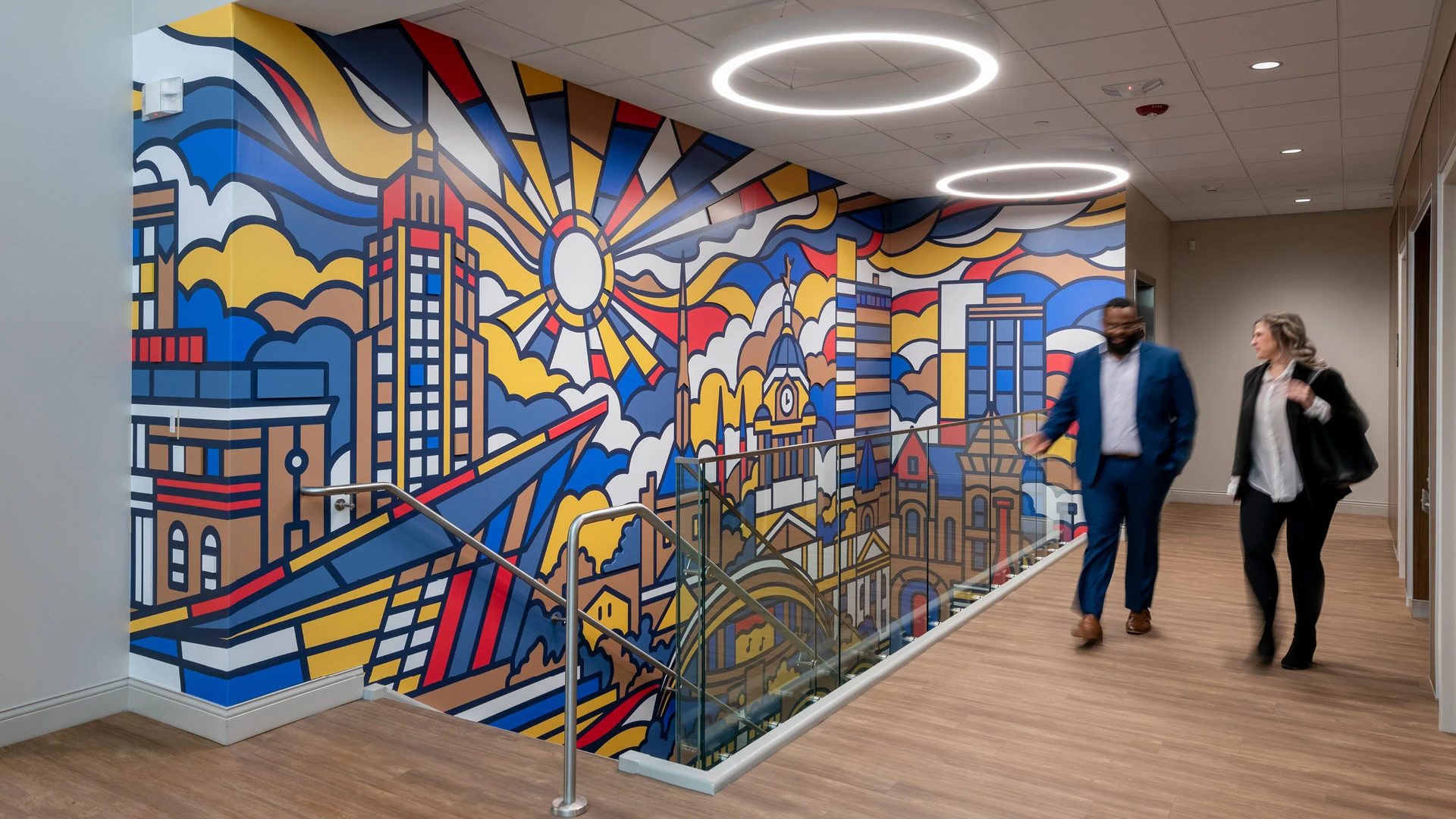 Foellinger Foundation office mural