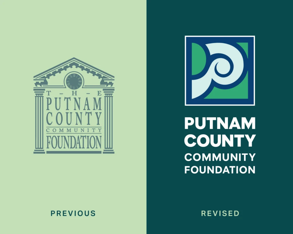 PCCF logo before and after