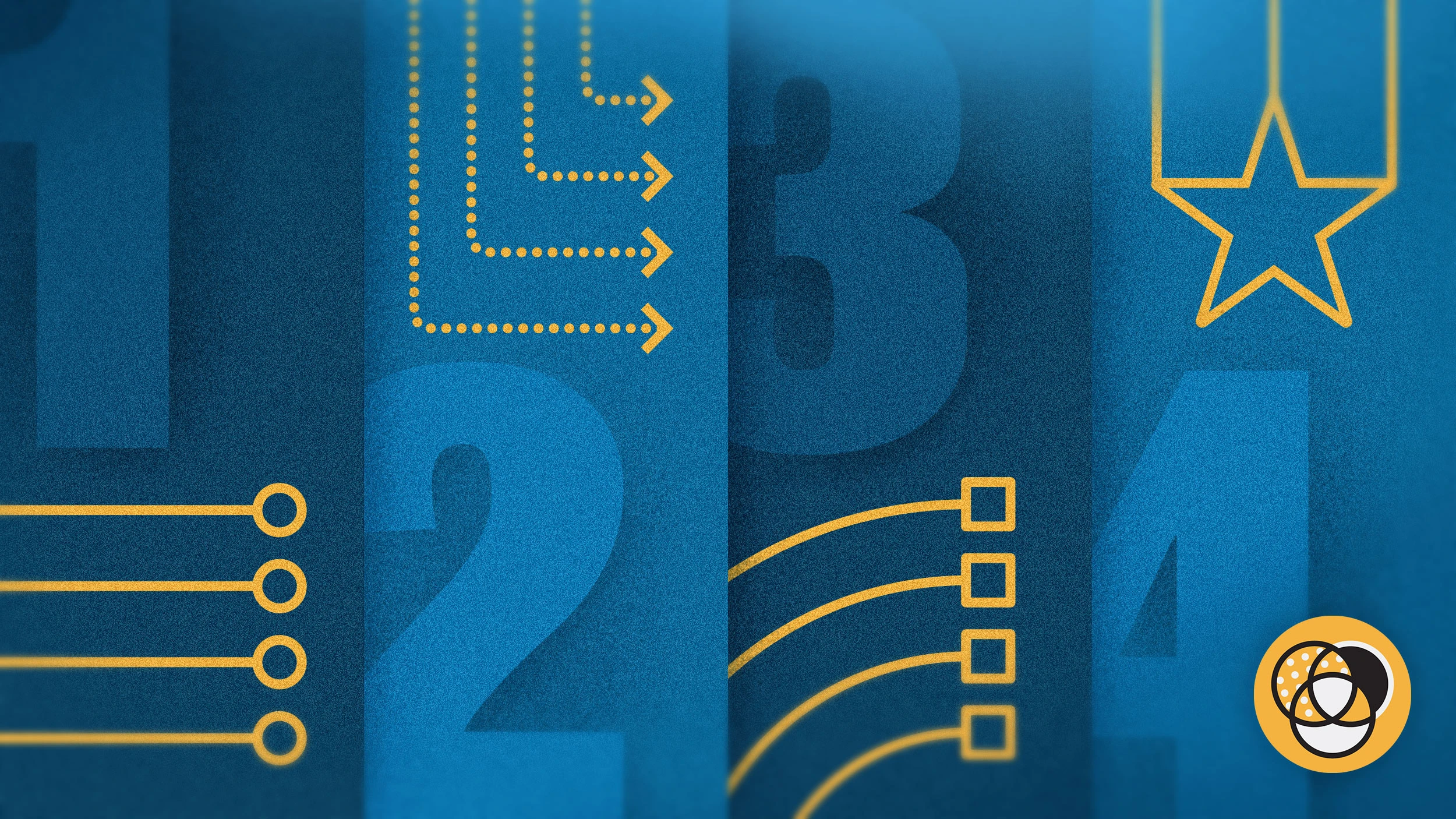 abstract Illustration demonstrating process branding