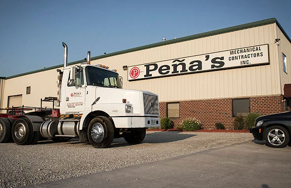 Pena's Mechanical Contractor's Semi Truck ready to haul a load or move equipment