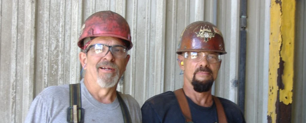 Loyal employees hard at work and enjoying each other's company
