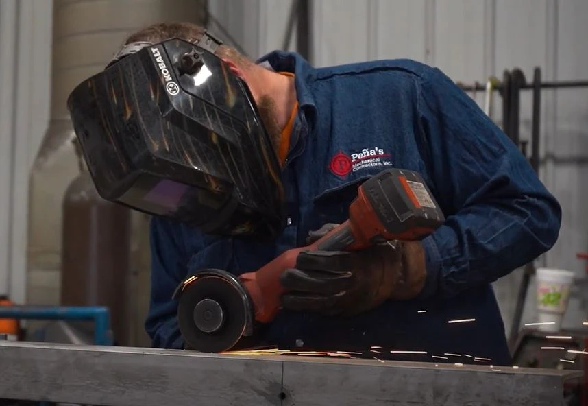 Peña's Mechanical Contractors, an industrial service provider based in Northeast Indiana that specializes in certified welding, piping, and custom metal fabrication.