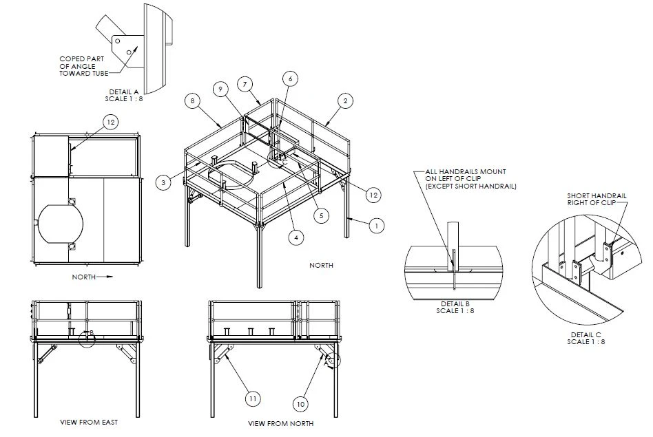 Mezzanine Design drawn by our engineers