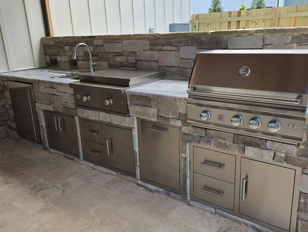 A Custom Outdoor Kitchen Made for Southern Hospitality