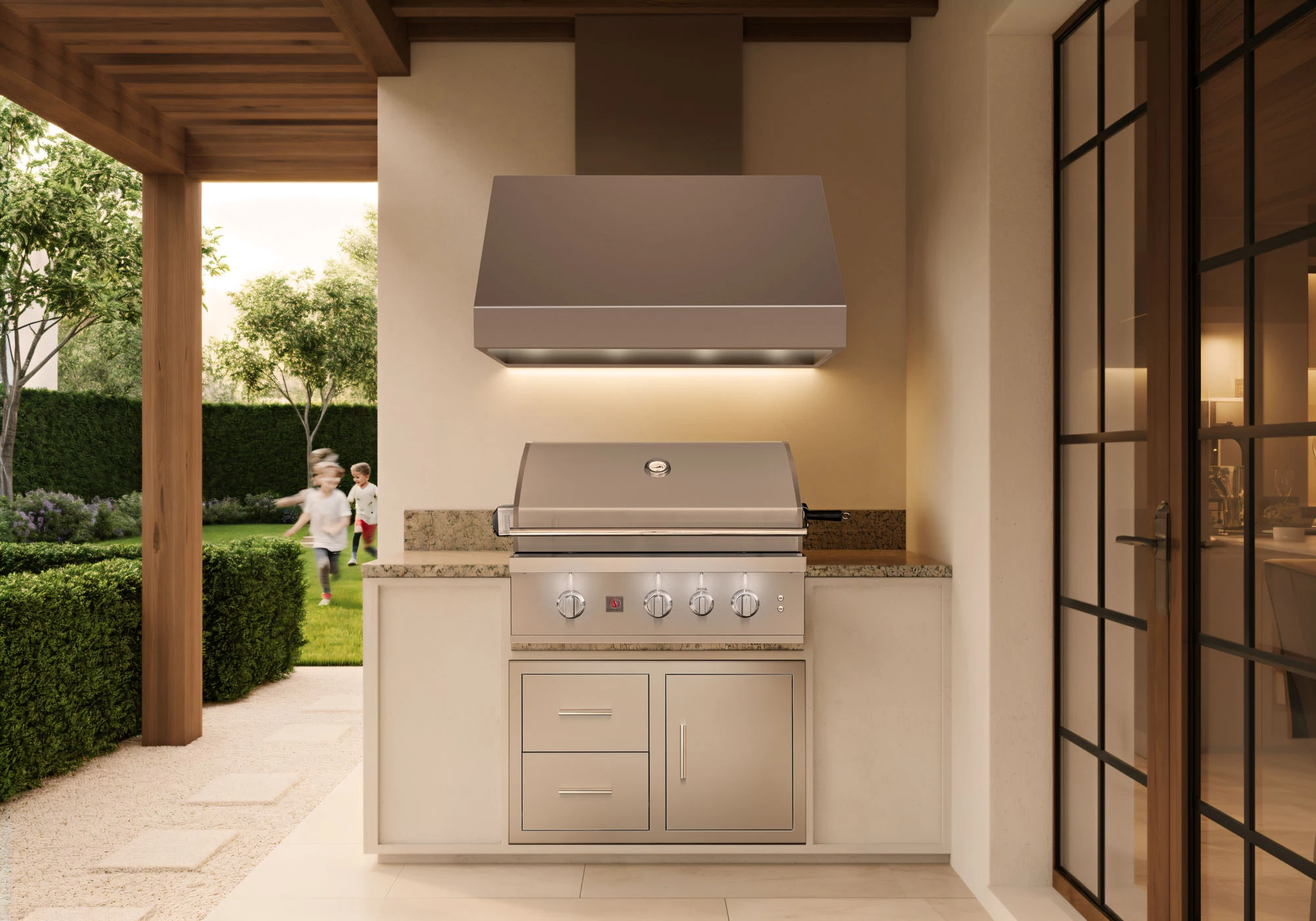 Outdoor Vent Hoods Bring Fresh Air, Safety & Gourmet Style