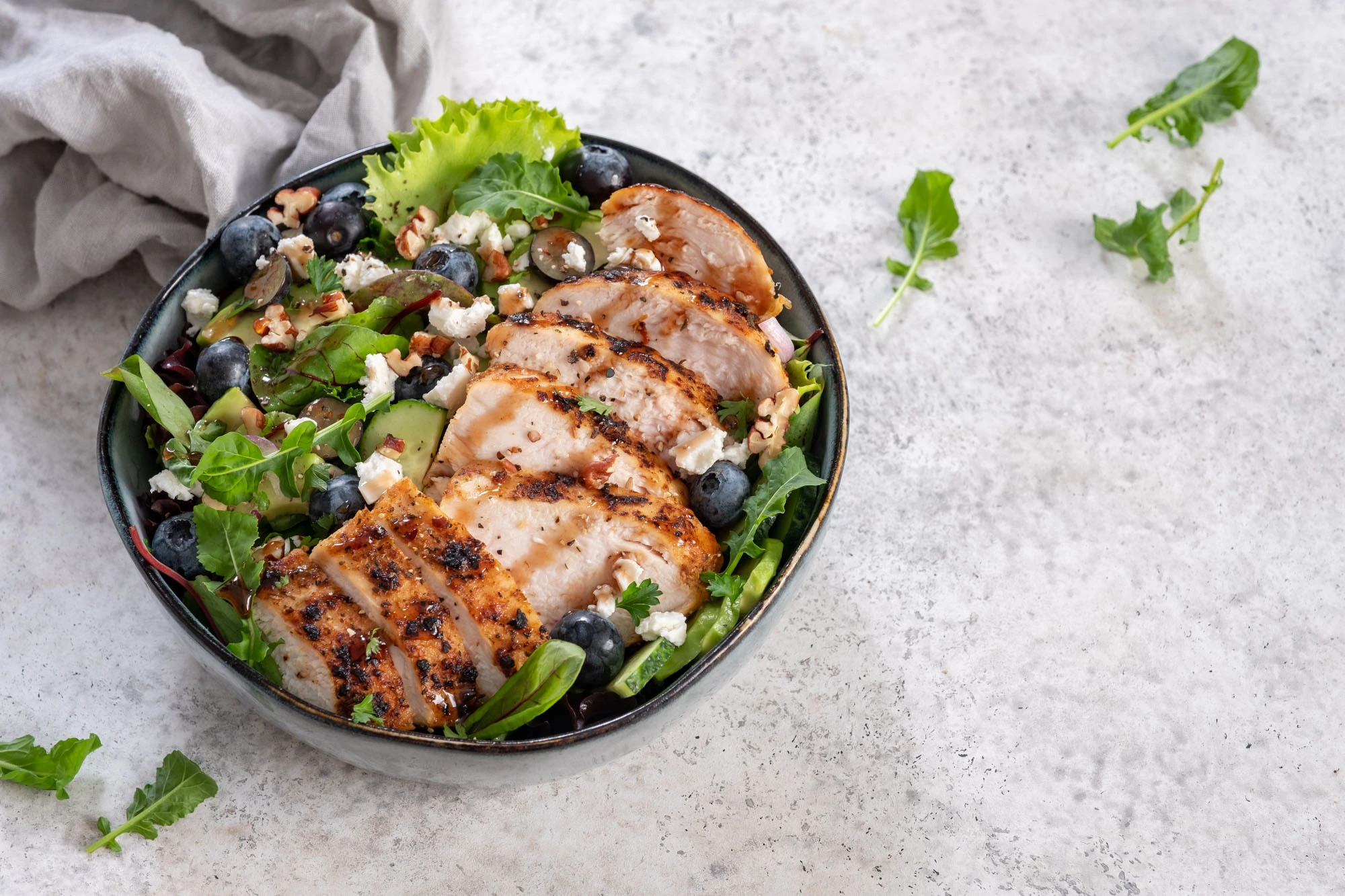 The Best Grilled Chicken Salad