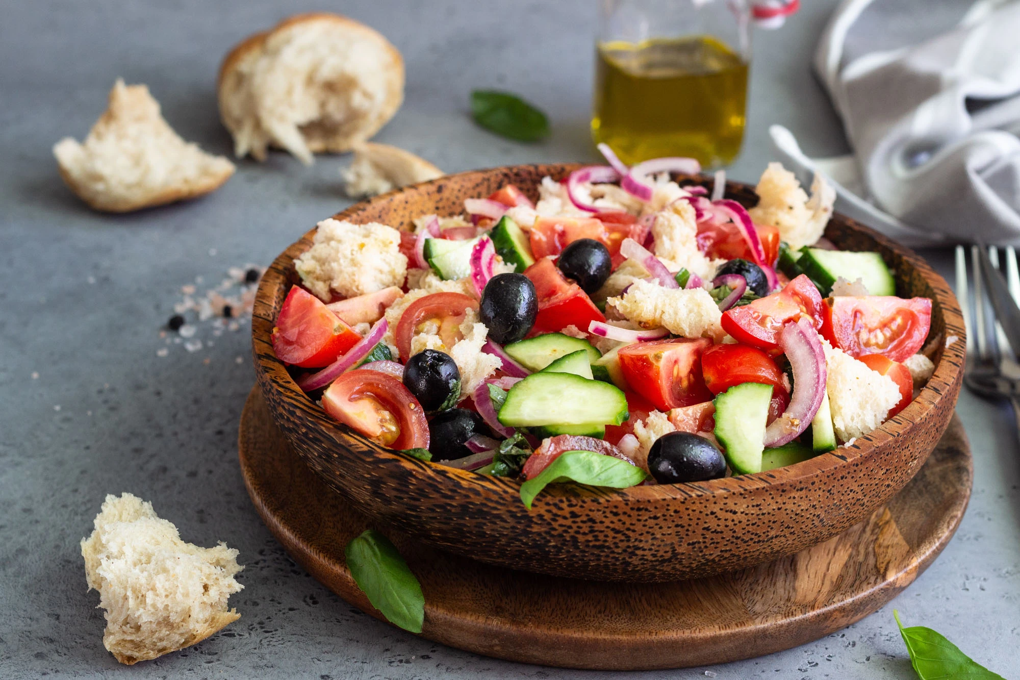 Greek Grilled Chicken Panzanella - The Sizzling Summer Series
