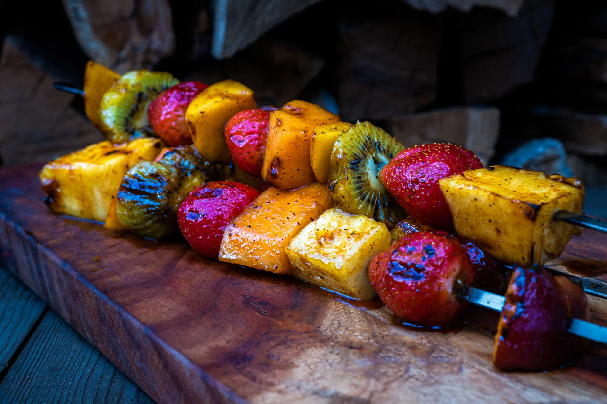 Grilled Fruit Kabobs