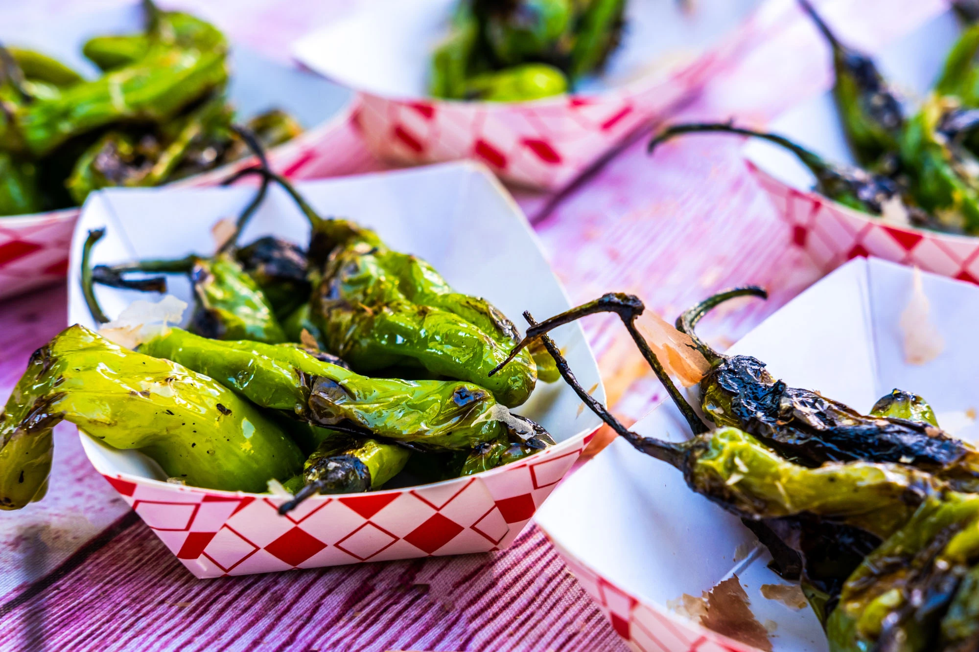 Grilled Shishito Peppers
