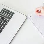 Notebook with notepad